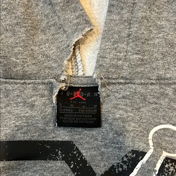 Jordan Kids Gray Matching Set - Picture 2 of 6